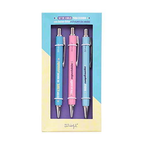 Mr Wonderful Set De 3 Bolis A Tope De Ideas