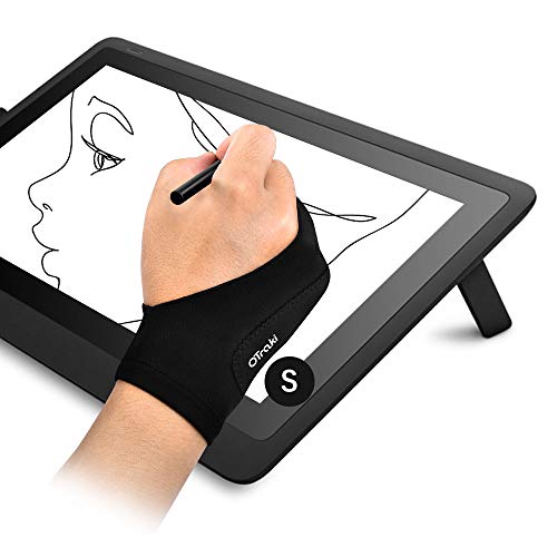 dibujo manos niños 1 Otraki 2Pcs Guantes Tableta Grfica Palma Rejection Guantes Dibujante 2
