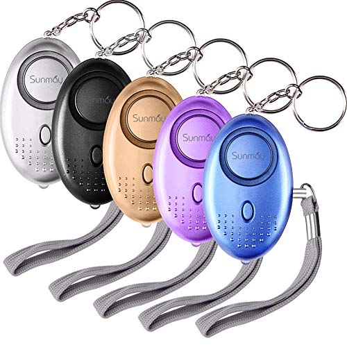 regalos personales 1 Sunmay Alarma Personal 5 Piezas 140Db Alarma Seguridad Autodefensa Con Luz