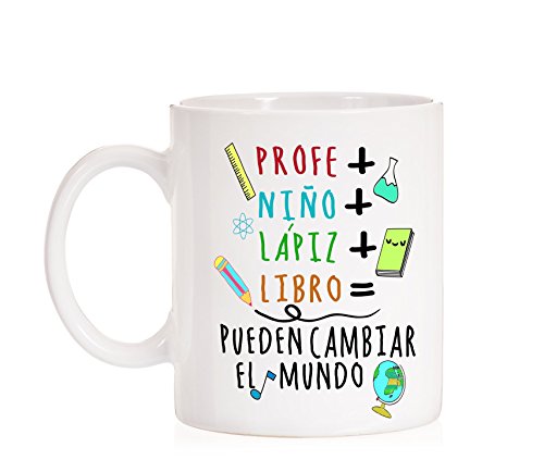 dibujo profesor y alumno 1 Taza Profe Nio Lpiz Libro Pueden Cambiar El Mundo Taza Para 3